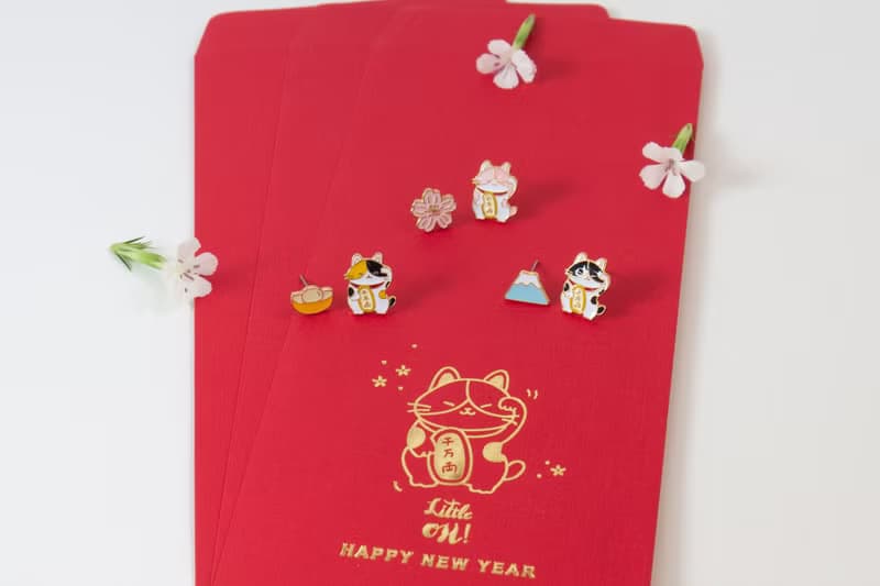 招財貓 六款熱賣搭配 新年禮物 日本 醫療鋼針 夾式耳環
