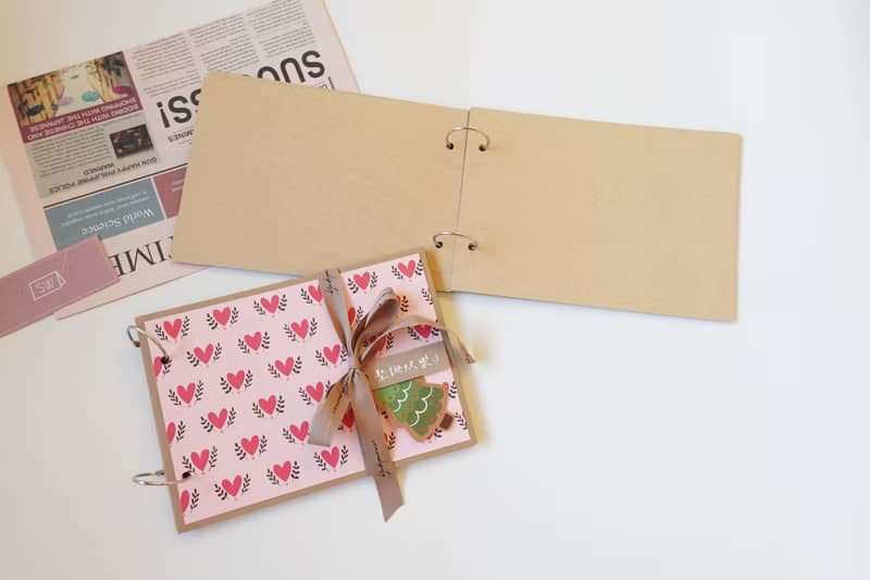 現貨 / A5 北歐聖誕節活頁式手工書 X 活頁式回憶相本