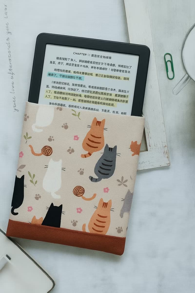 貓咪大集合 電子書保護套/電子書平板套/Kobo 6吋保護套/平板保護
