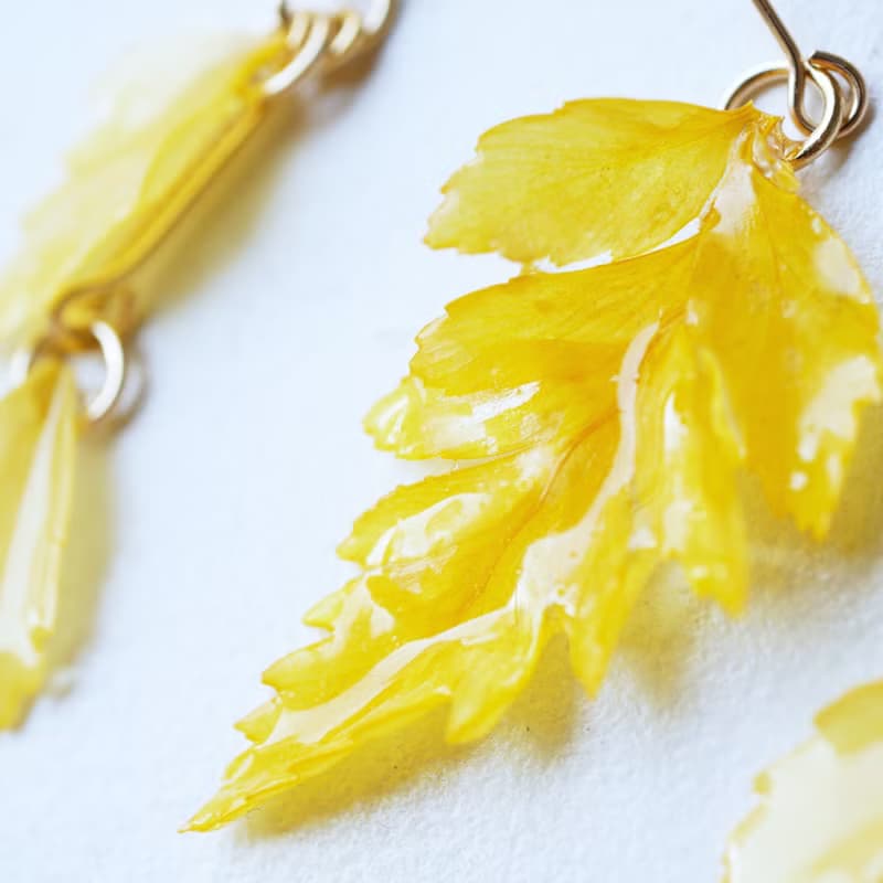 秋の葉jewelryピアスorイヤリング