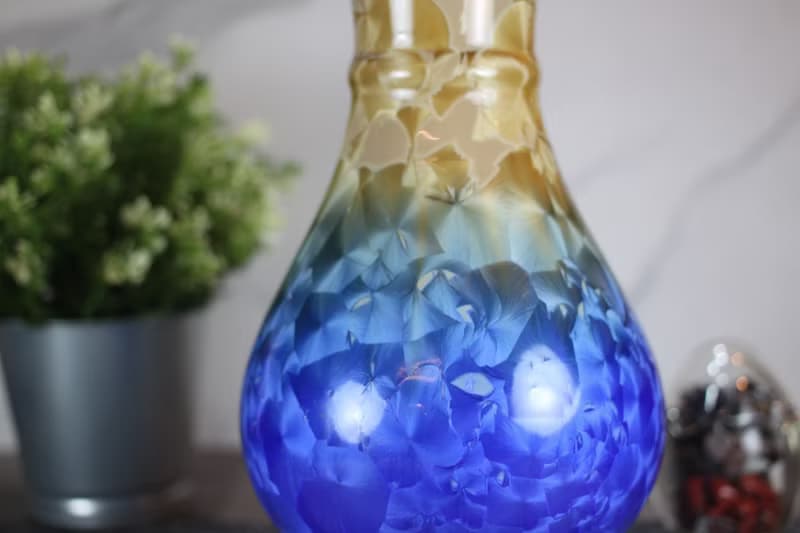 【送禮好物】高25cm 結晶釉 花瓶 鶯歌葉敏祥作品 花器