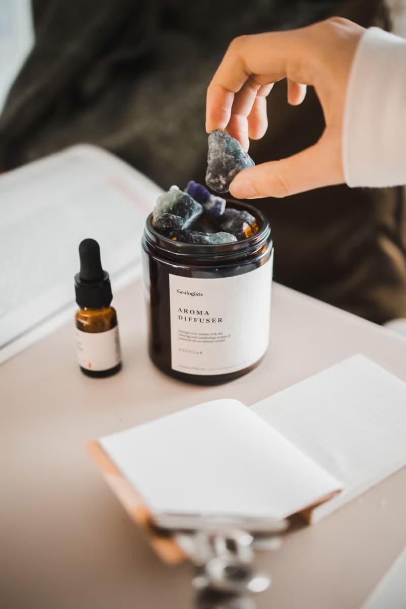 彩螢石 水晶擴香器  | 開運小物