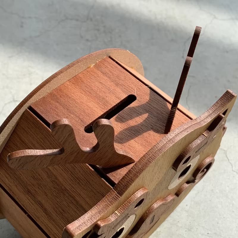 【2024新春 龍年限定】錢龍來 遙遙存錢筒 招財擺飾 手作DIY 木質