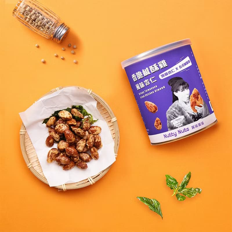 Nutty Nuts 香脆鹹酥雞風味杏仁 120g/罐 6入/盒 中秋 中秋送禮