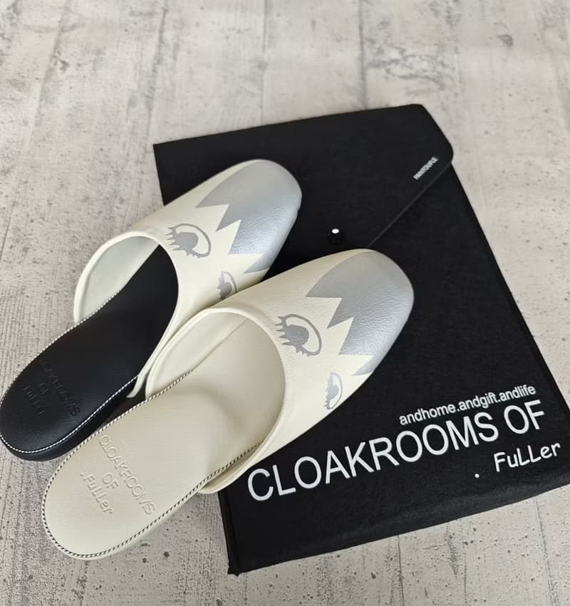 CLOAKROOMS OF .Fuller 室內拖鞋 設計款-顏(銀)(底面雙色設計)