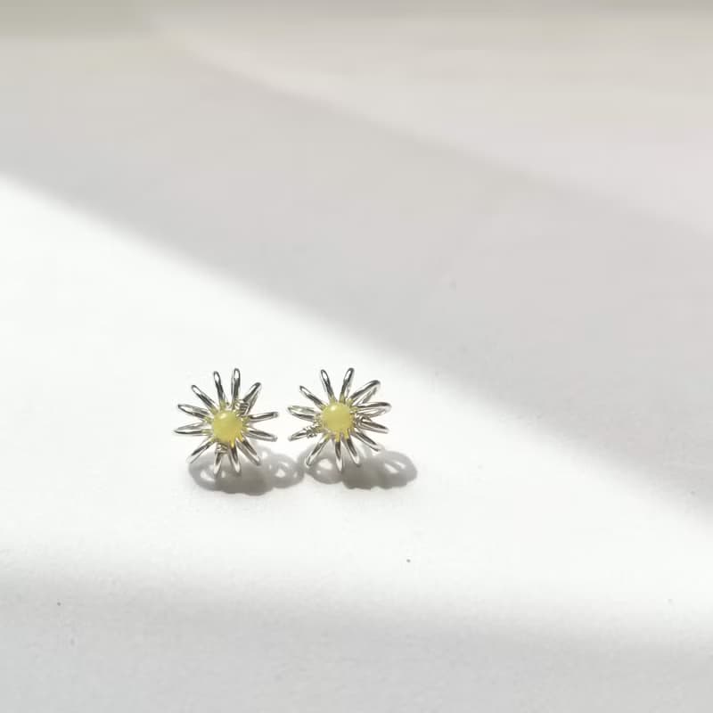 天然石系列 / 向陽 / 耳環 / 耳針