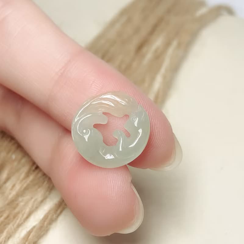 【好人緣】冰種翡翠狐狸 | 天然緬甸A貨翡翠 | 送禮