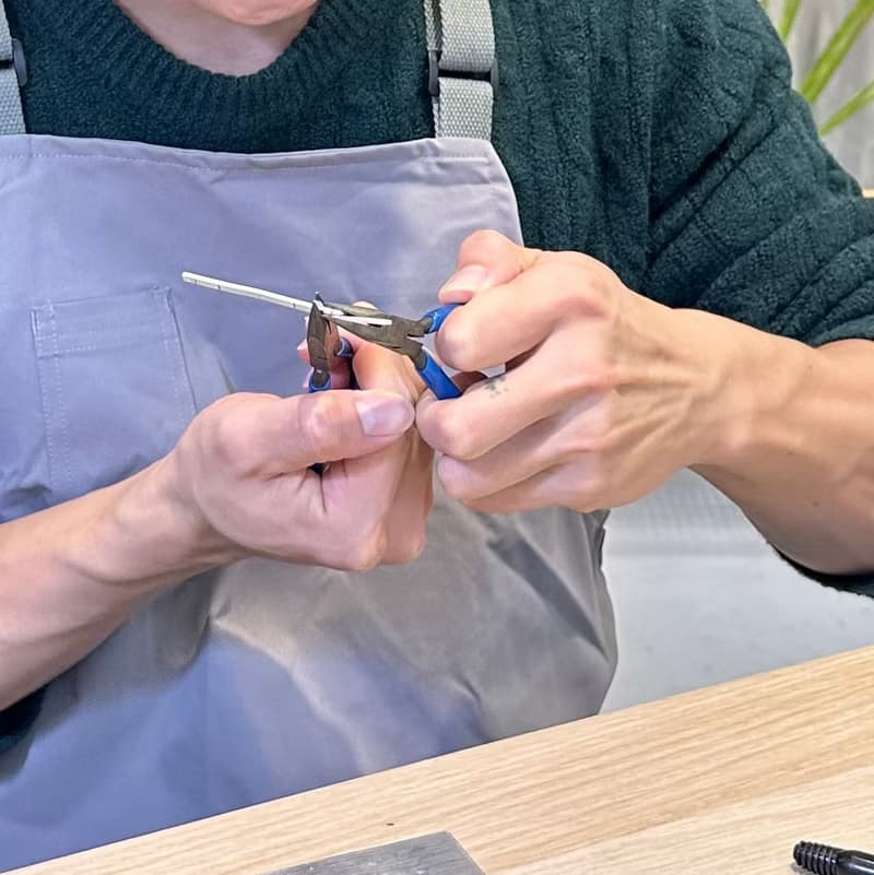 【體驗】新北金工 雙人方案 鍛敲金工手環體驗 純銀手環兩只 文化幣