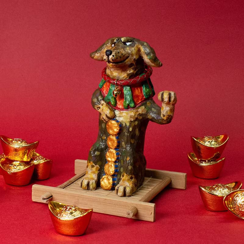 招財巧克力四目長狗 Lucky DooooooG/招財狗/臘腸狗/畢業禮物