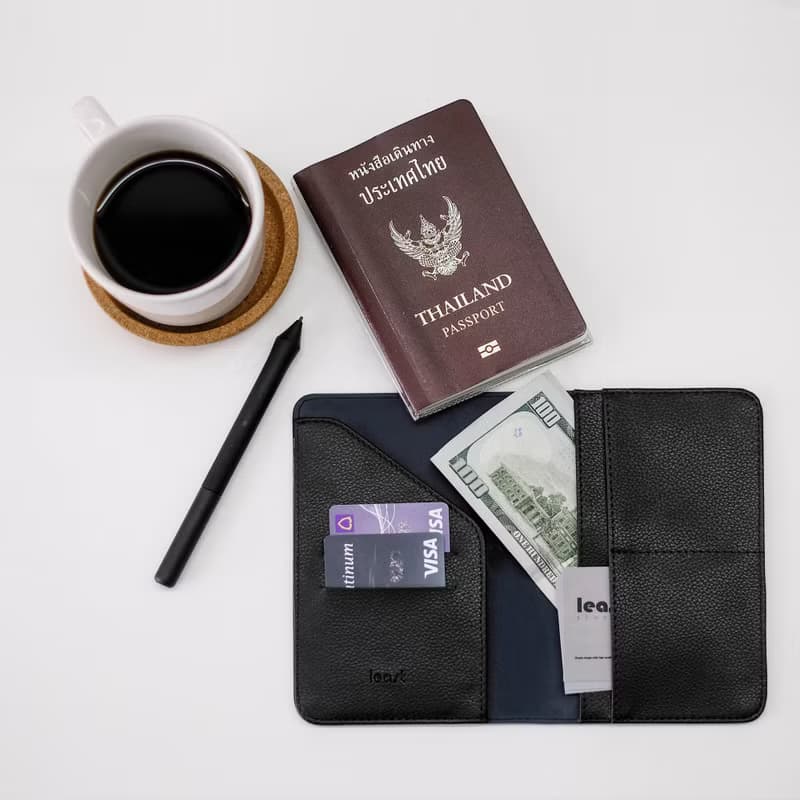 HYPE PASSPORT HOLDER - INDIGO BLUE #CUTTINGMAT from Least studio.