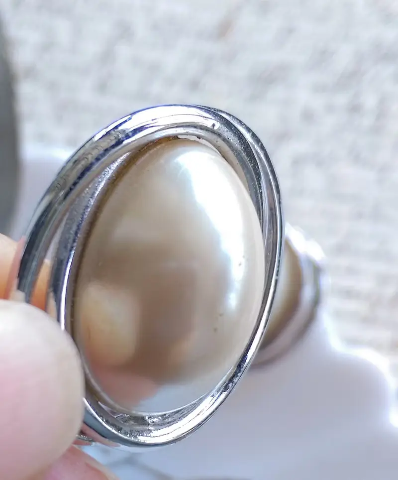 Vintage Jewelry 西洋古董飾品 RICHELIEU 優雅 仿珠 針式耳環