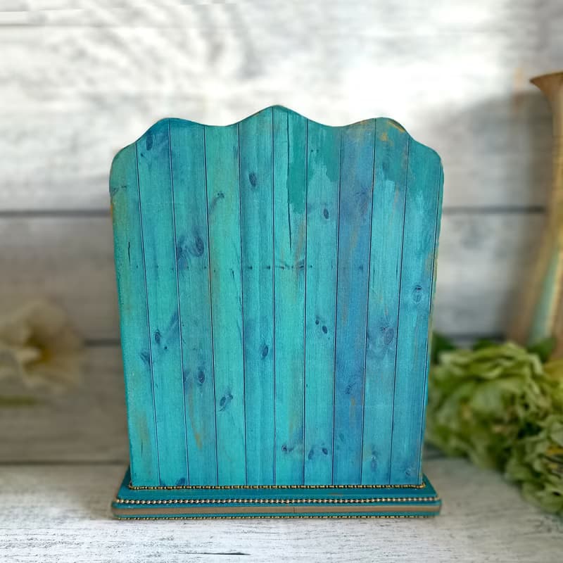 Turquoise tea house, Wooden tea box, Tea Party, kitchen decor, housewarming gif