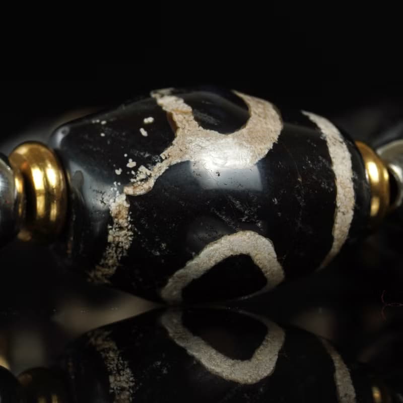 西亞3眼古珠手鍊(長21.5公分.內徑17公分)