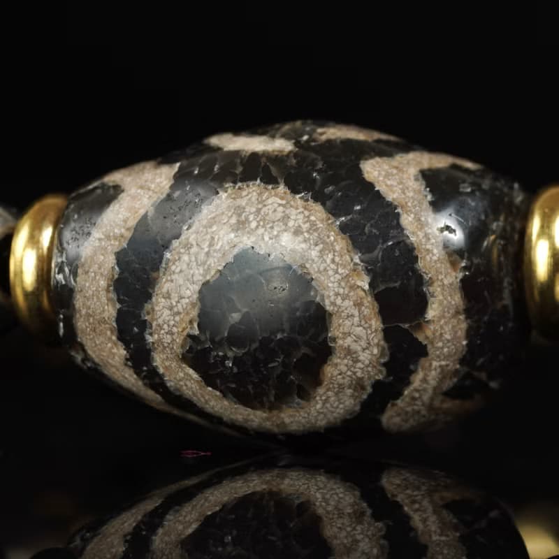 西亞3眼古珠手鍊(長21.5公分.內徑17公分)