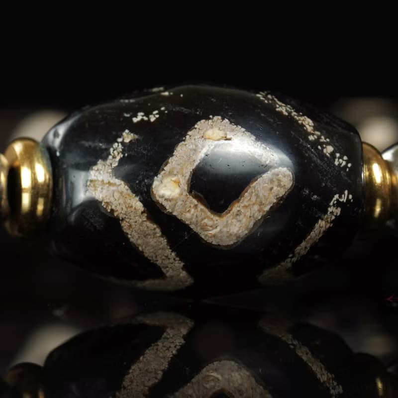 西亞3眼古珠手鍊(長21.5公分.內徑17公分)