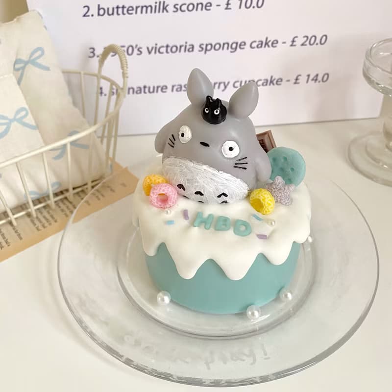 【蛋糕系列】圓滾滾龍貓 4吋蛋糕蠟燭 生日禮物