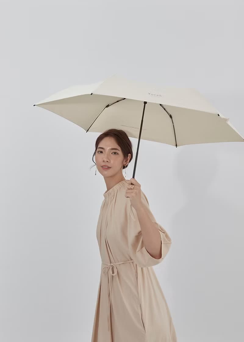 Mikveh 晴雨傘 輕量 防曬 防潑水 禮物 溫柔米白