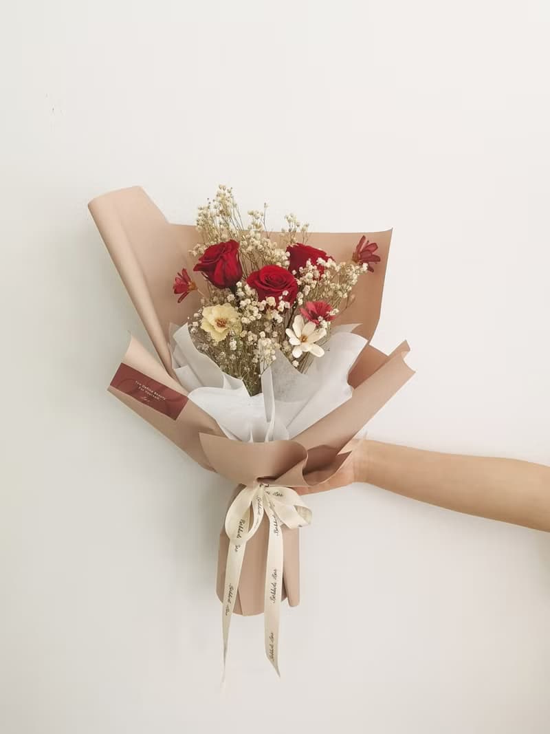 【永生玫瑰花花束】• 情人節/永生玫瑰花/永生玫瑰花花束/玫瑰花