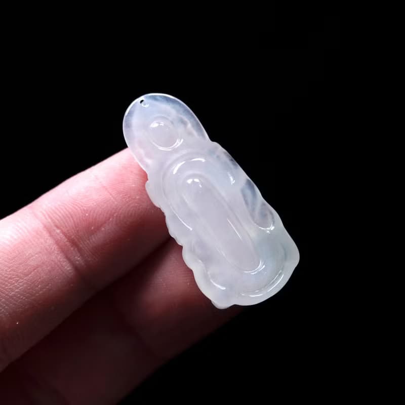【屬龍/蛇本命佛】冰種翡翠精雕普賢菩薩 | 天然緬甸玉翡翠 |送禮