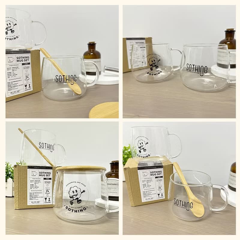 向物訂製耐熱玻璃杯套組