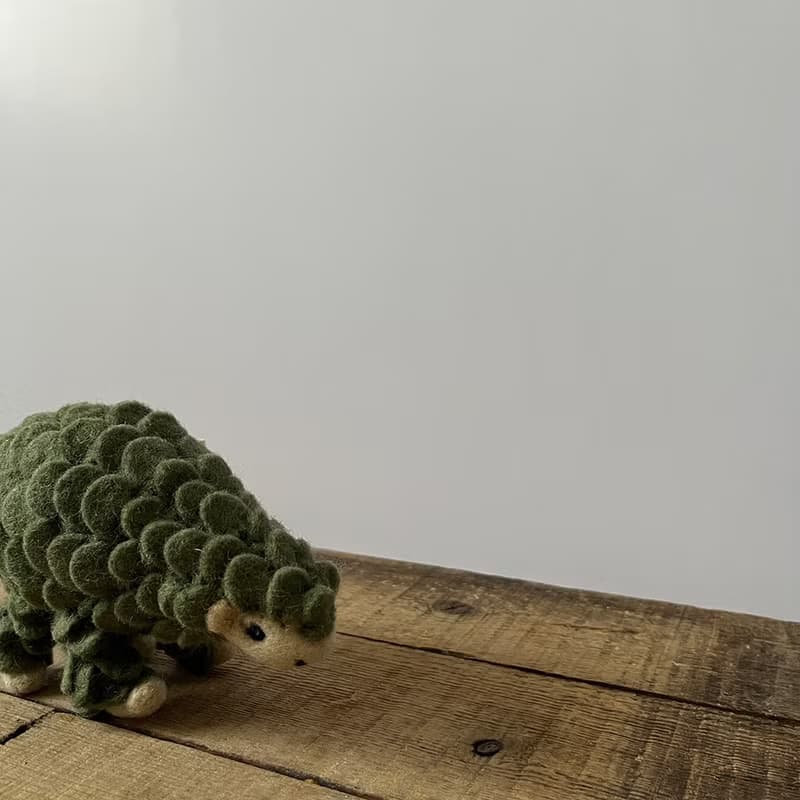 100% Wool 羊毛氈穿山甲 _公平貿易