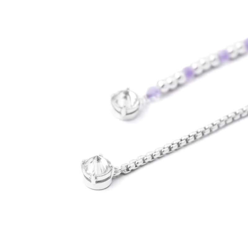 最佳禮物【易配戴】紫水晶吸磁手鍊/短鍊/頸鍊