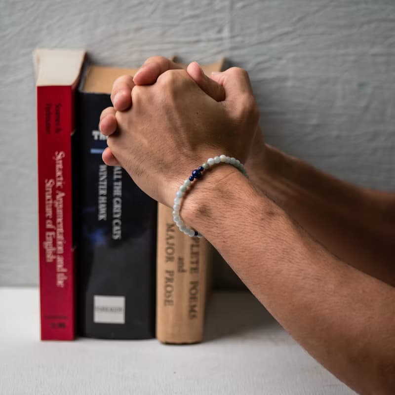 翡翠系列 5mm翡翠青金石手串