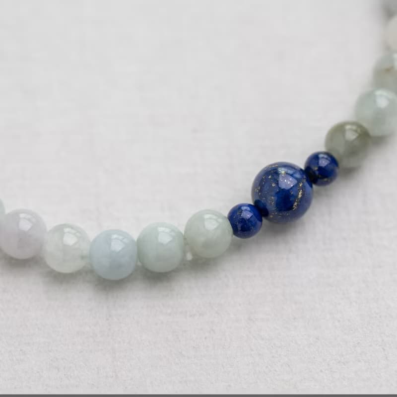 翡翠系列 5mm翡翠青金石手串