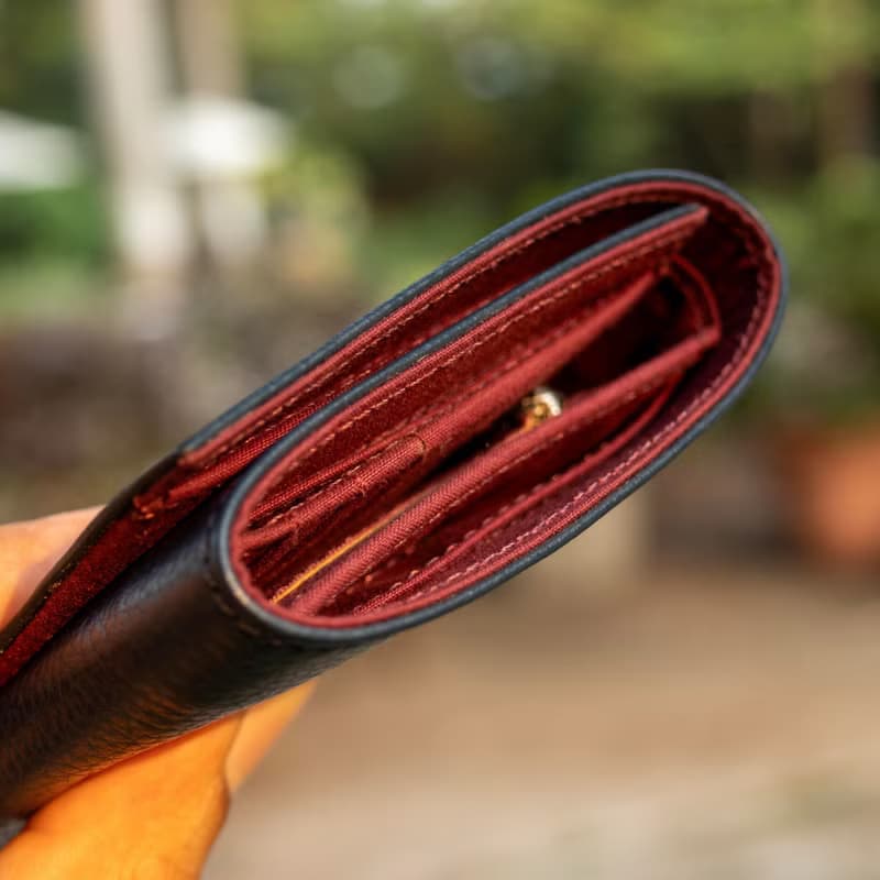 Trifold Wallet Leather for Men, Women