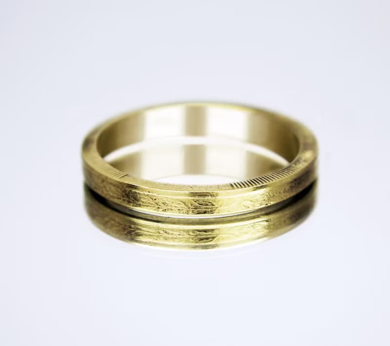 Chile Coin Ring 100 pesos 2001-2015 Mapuche Indians coin rings for men