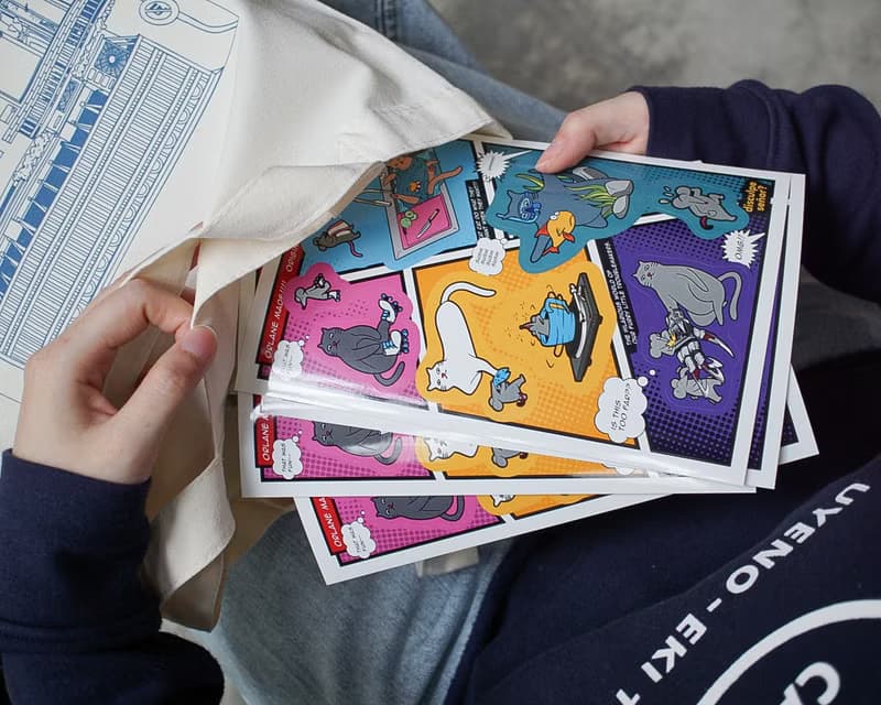 Orlane Made 美式漫畫防水貼紙