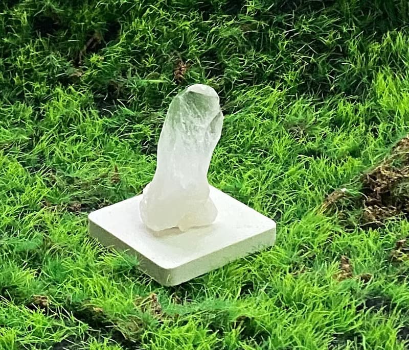 天然白水晶原礦能量柱 消磁淨化 療癒 開運 淨化