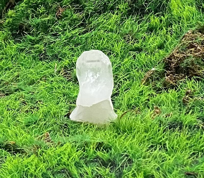 天然白水晶原礦能量柱 消磁淨化 療癒 開運 淨化