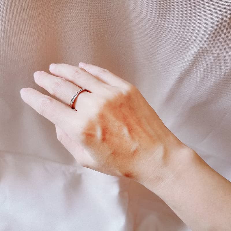 交織925純銀戒指(鑽沙亮面) 活動圍 舒適配戴