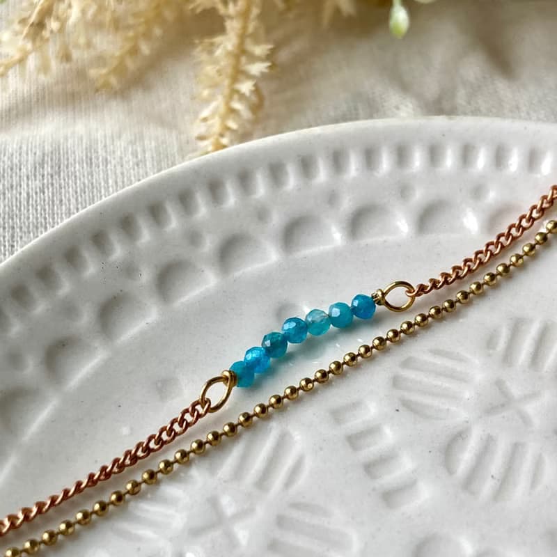 老林雜貨 | 天河石雙鍊手鍊