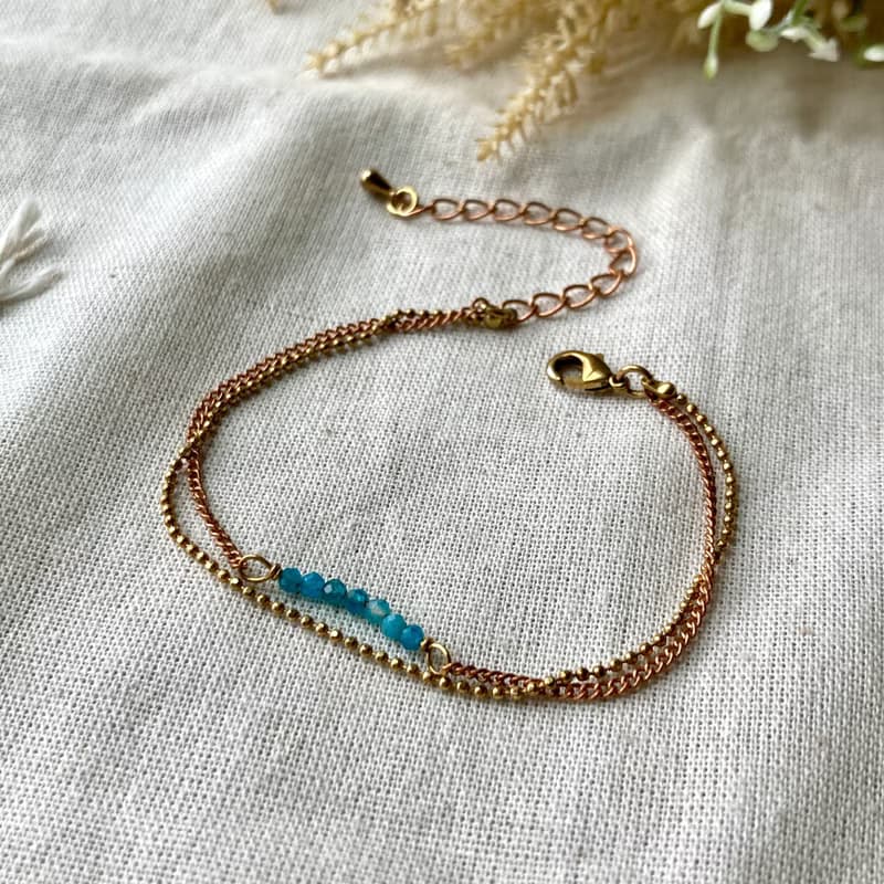 老林雜貨 | 天河石雙鍊手鍊