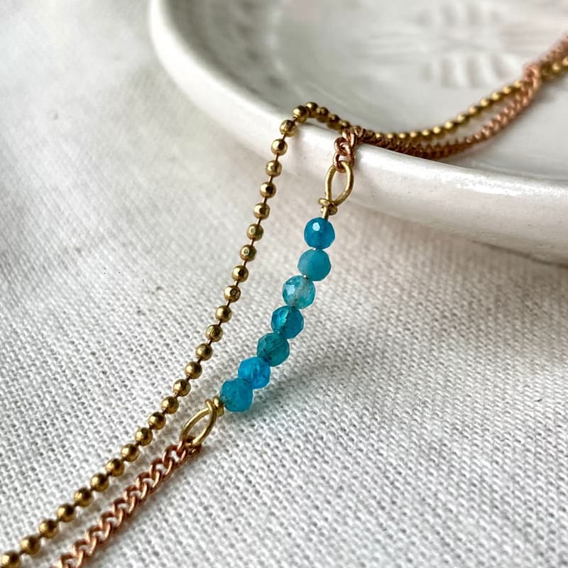 老林雜貨 | 天河石雙鍊手鍊