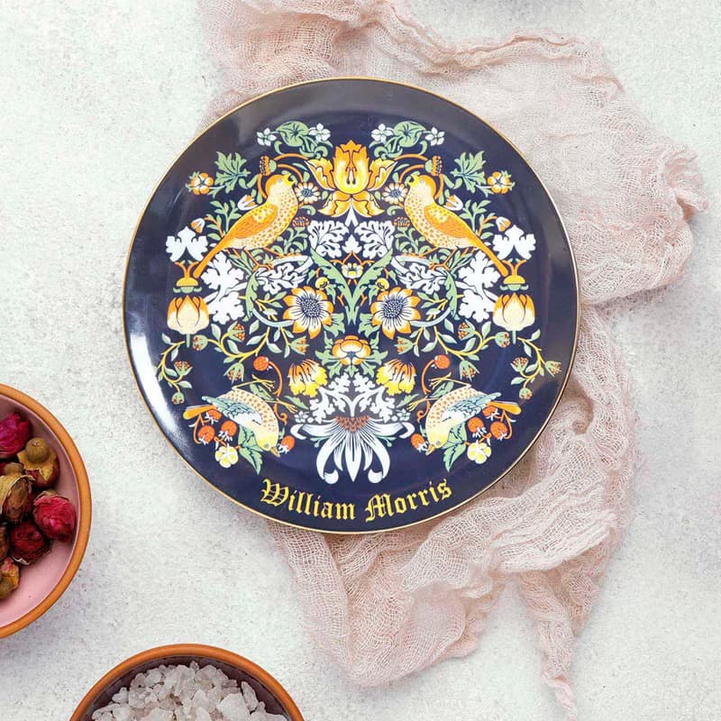 鳥語花香 8吋骨瓷盤/餐盤/禮盒