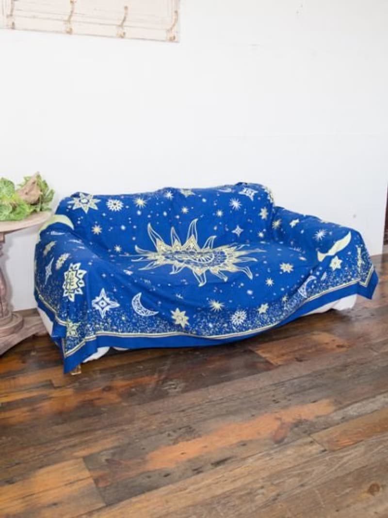 Starry Night Bed Cover Multi Cloth