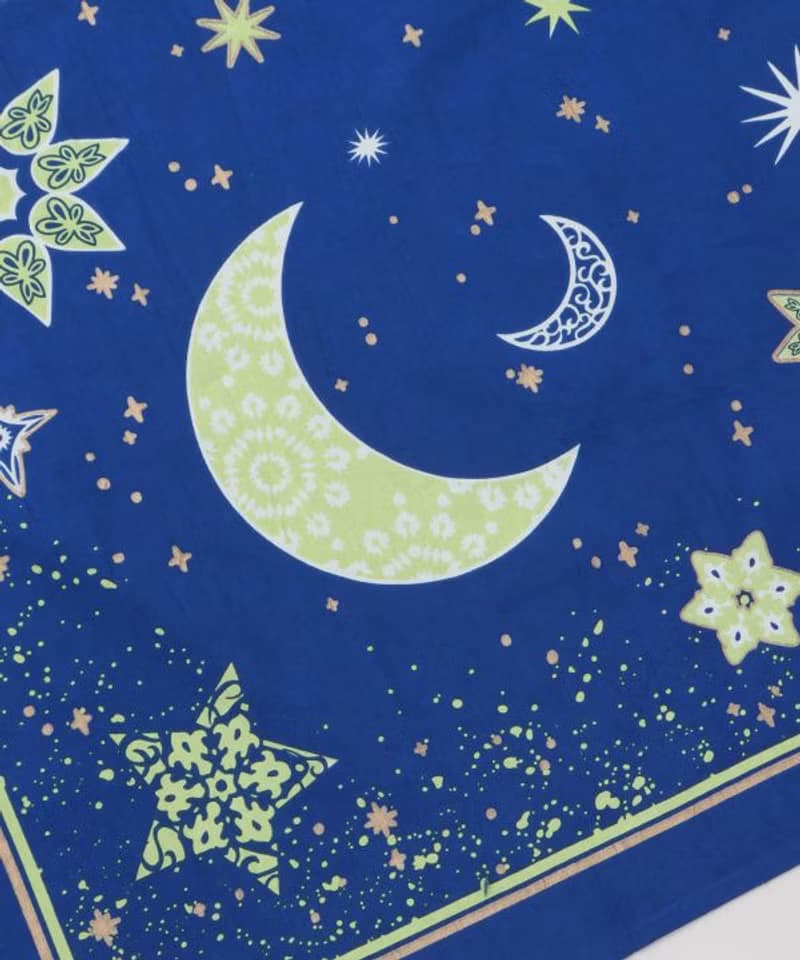 Starry Night Bed Cover Multi Cloth