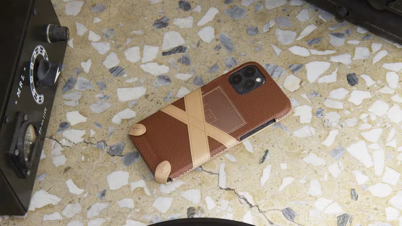 iPhone 12及12Pro 莫蘭迪系列希臘款手機皮套 -巧克力