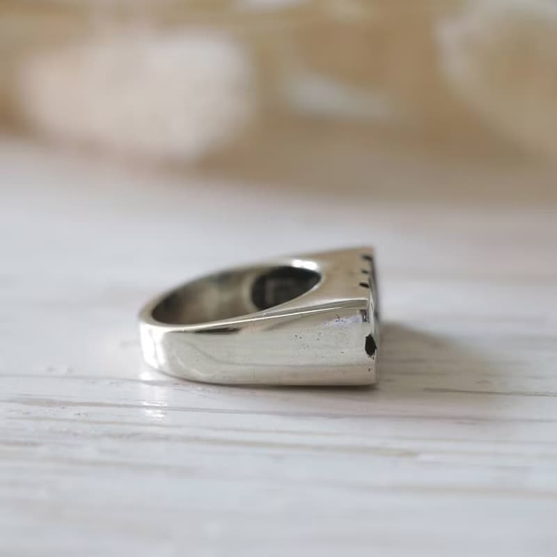 SKA Reggae Ring Sterling Silver Jewelry musical instrument guitar piano Bass men