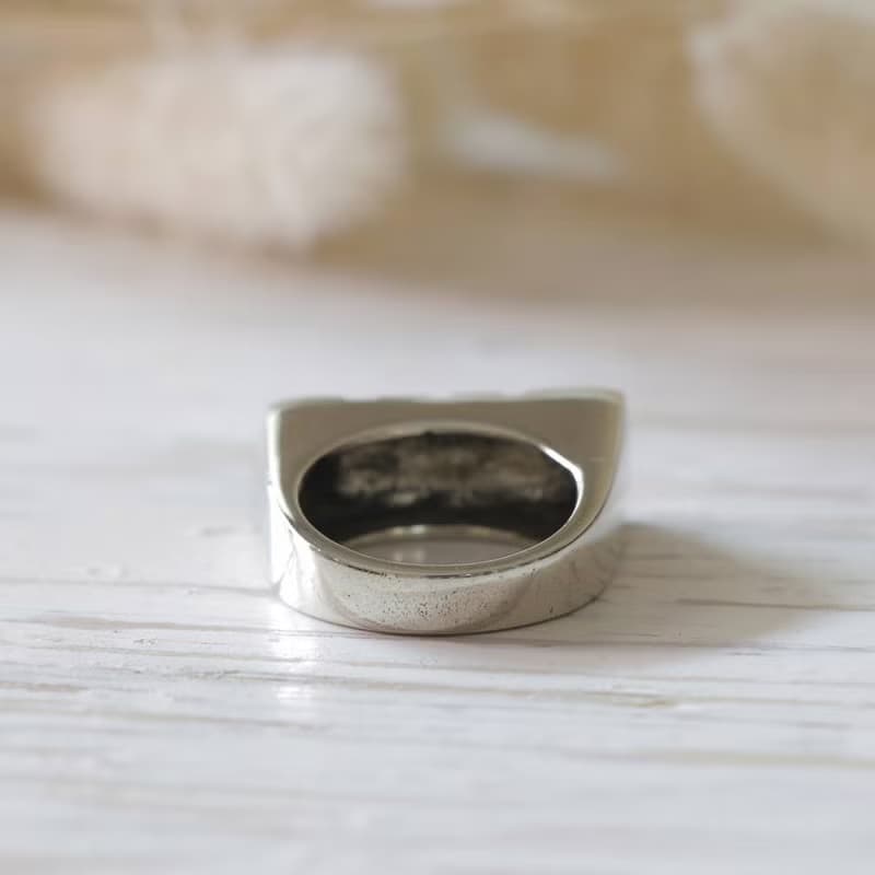 SKA Reggae Ring Sterling Silver Jewelry musical instrument guitar piano Bass men