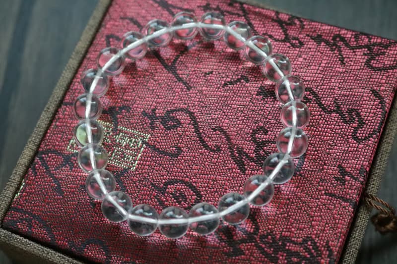 福利款白水晶手串禮盒裝淨體白水晶手鍊