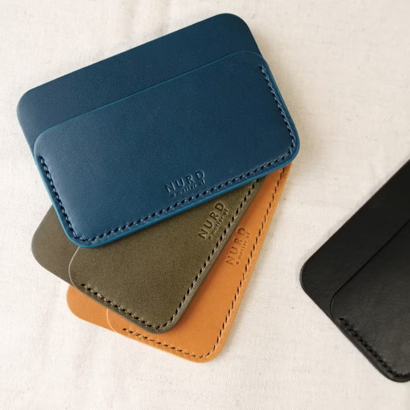 Leather card case