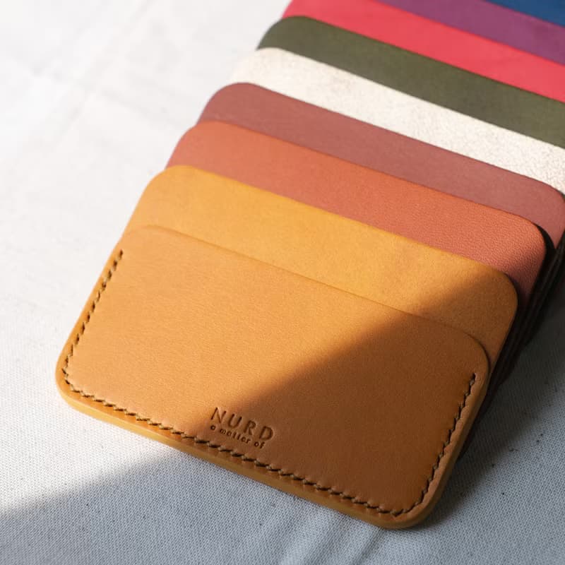 Leather card case
