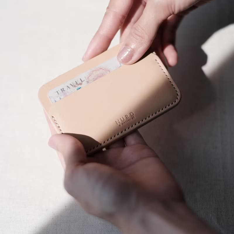 Leather card case