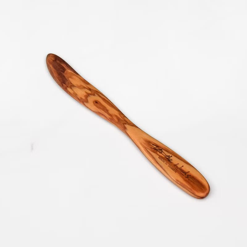 橄欖木經典果醬奶油抹刀六件組