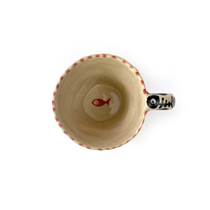 Nice Little Clay 手工鈴鐺杯 可愛貓 0101-159