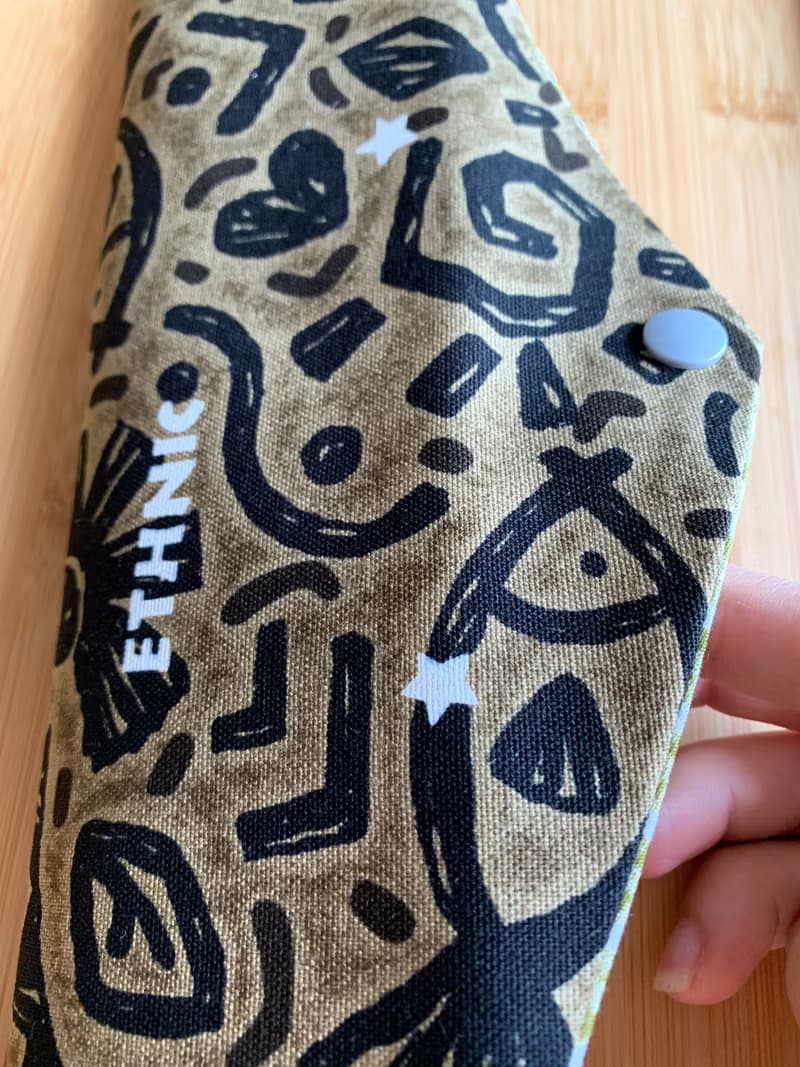 文青風環保筷袋 ~馬雅文明 斑駁灰綠 收納包.環保筷袋.手作餐具袋